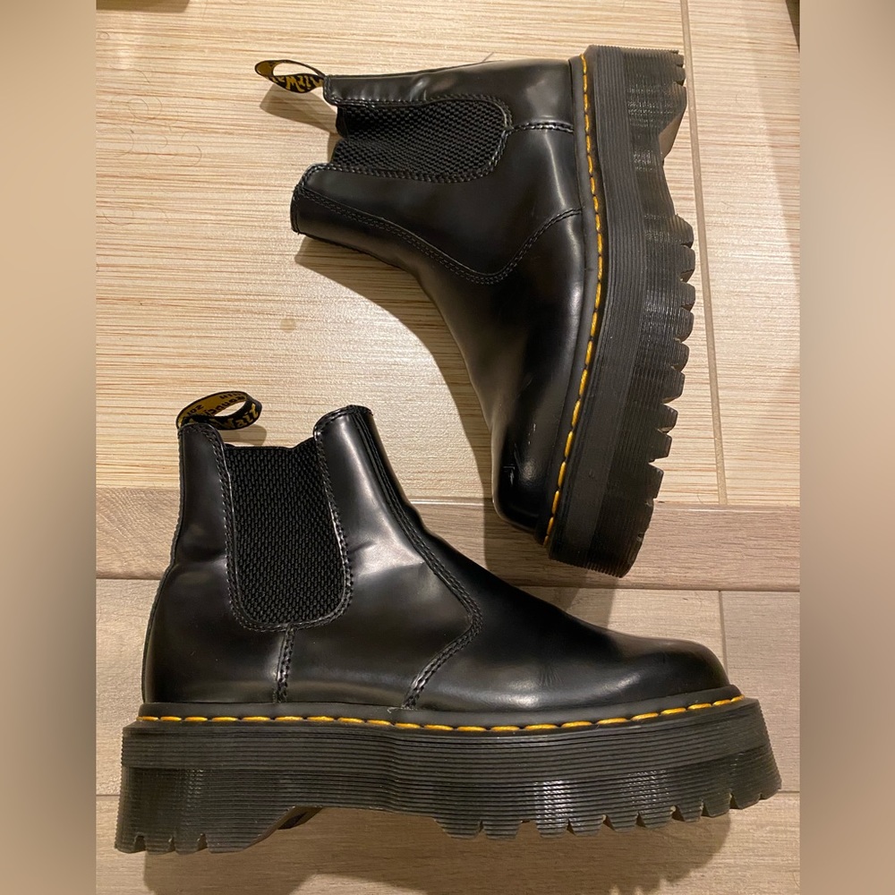 Dr. Martens Thick Bottom Ankle Boots